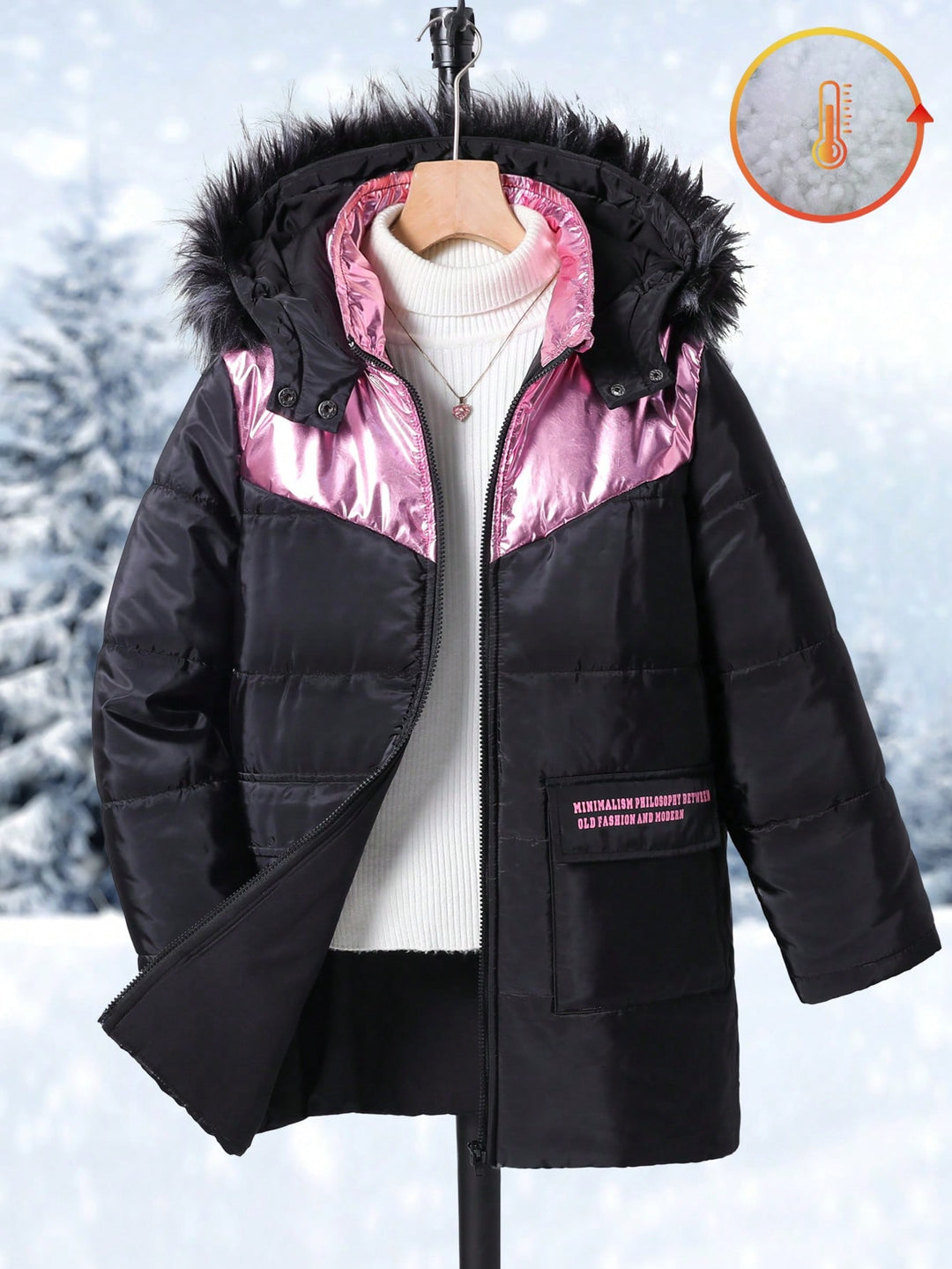 Palton SHEIN, negru