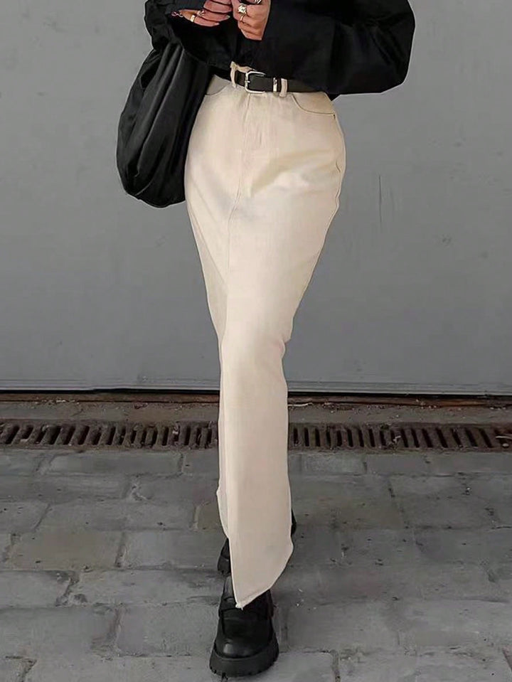 Fustă SHEIN, bej