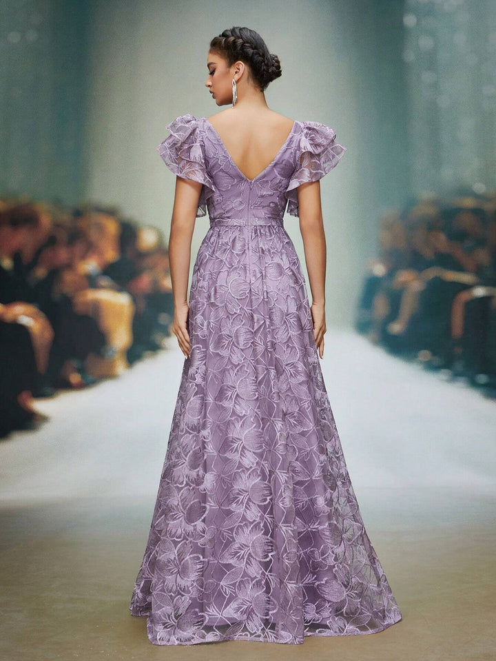 Rochie de ocazie SHEIN, mov