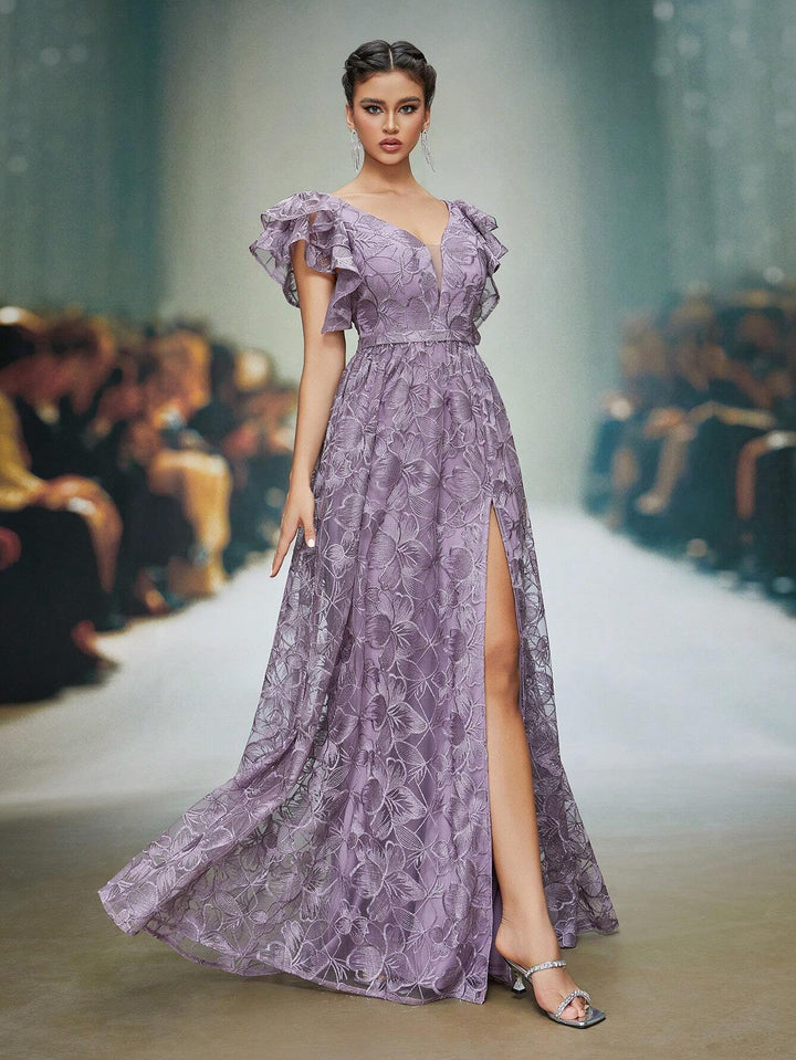 Rochie de ocazie SHEIN, mov