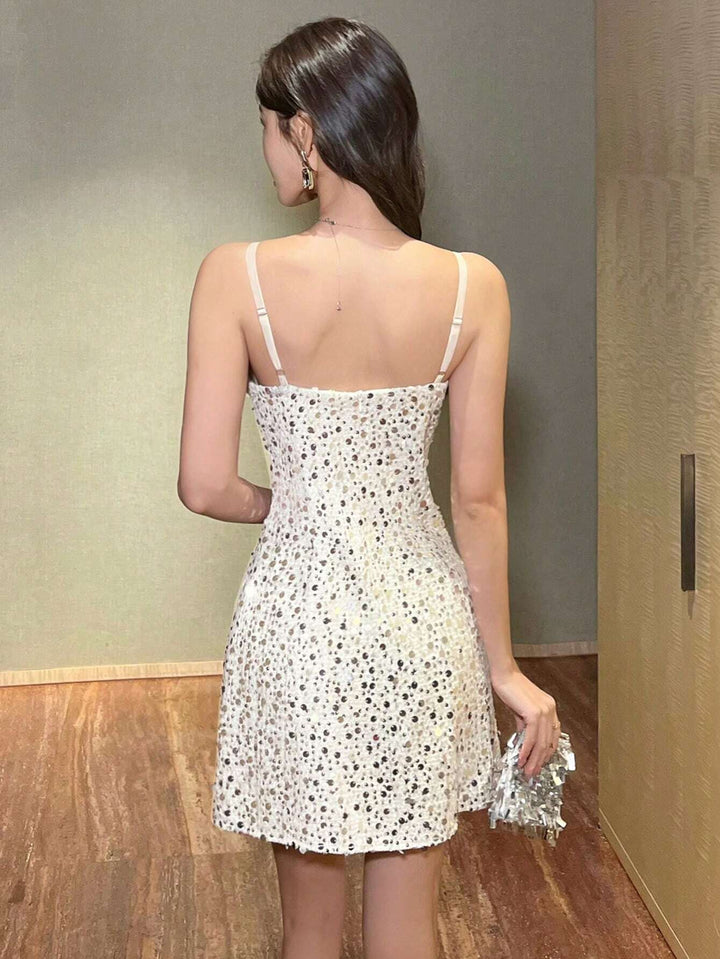 Rochie mini SHEIN, crem