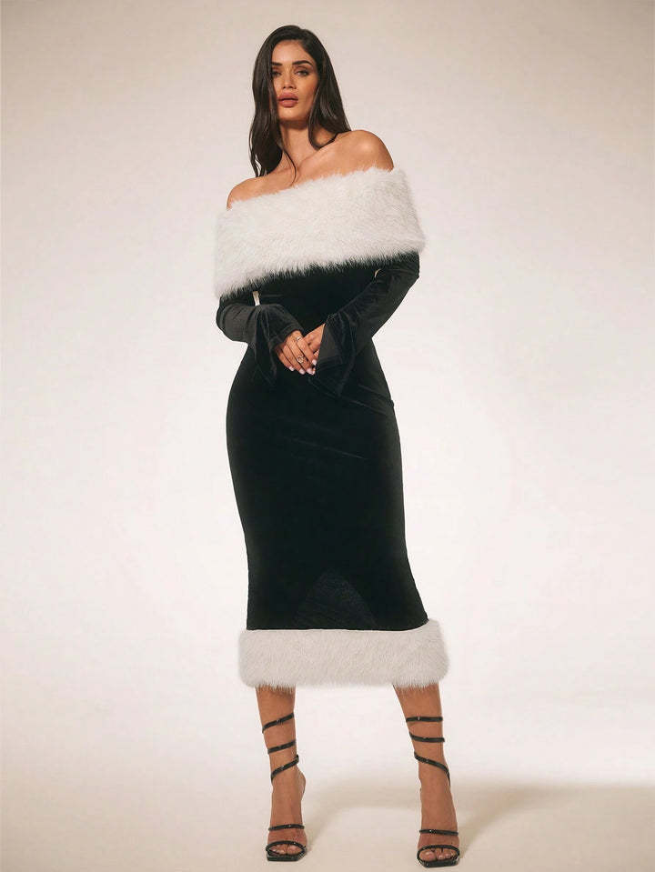 Rochie maxi SHEIN, negru