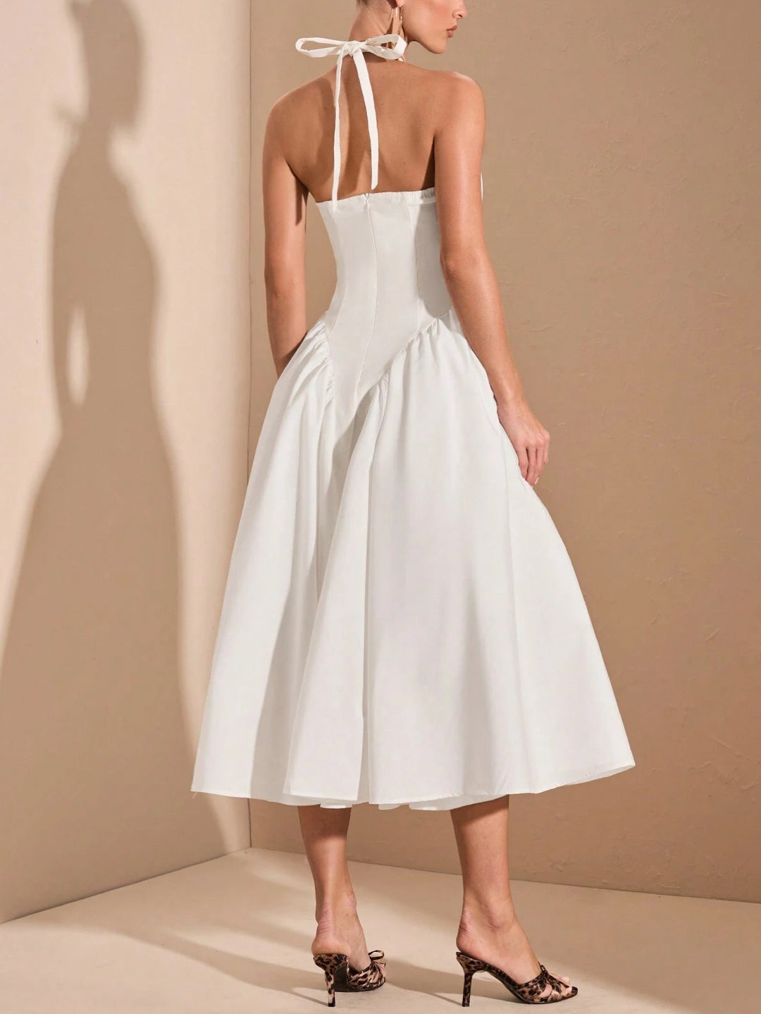 Rochie maxi Shein, alb