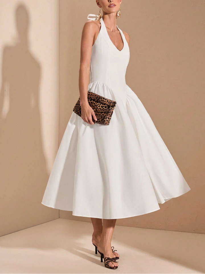 Rochie maxi Shein, alb