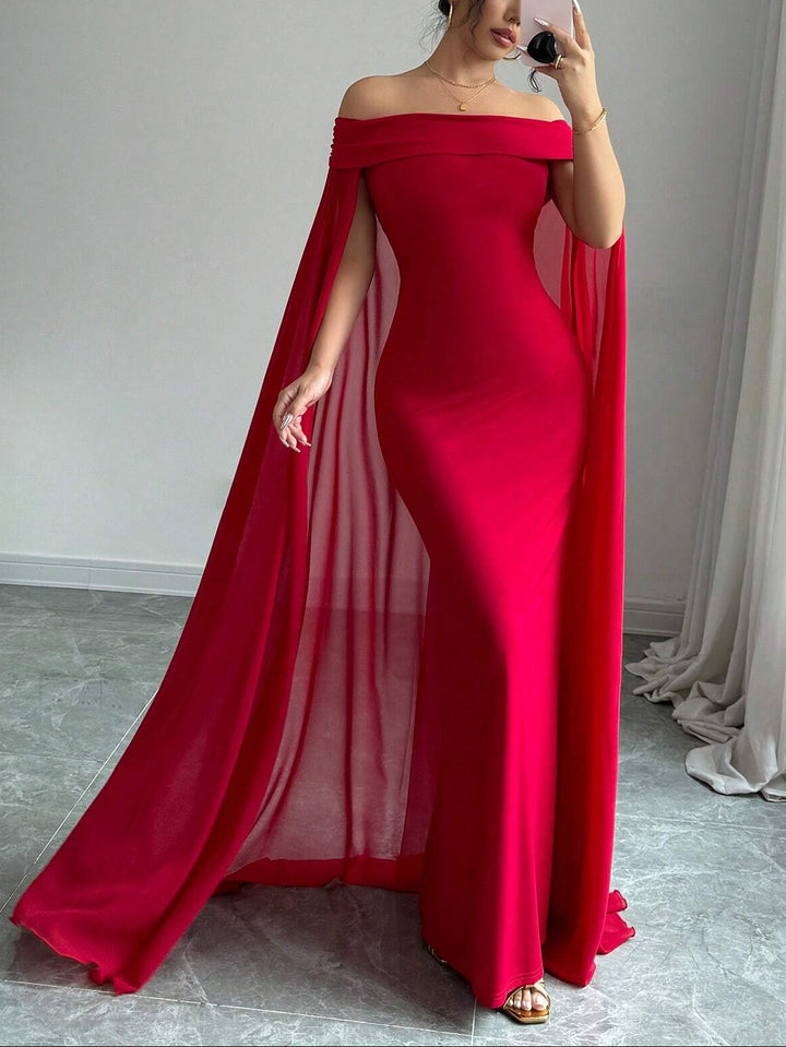 Rochie maxi SHEIN, roșu