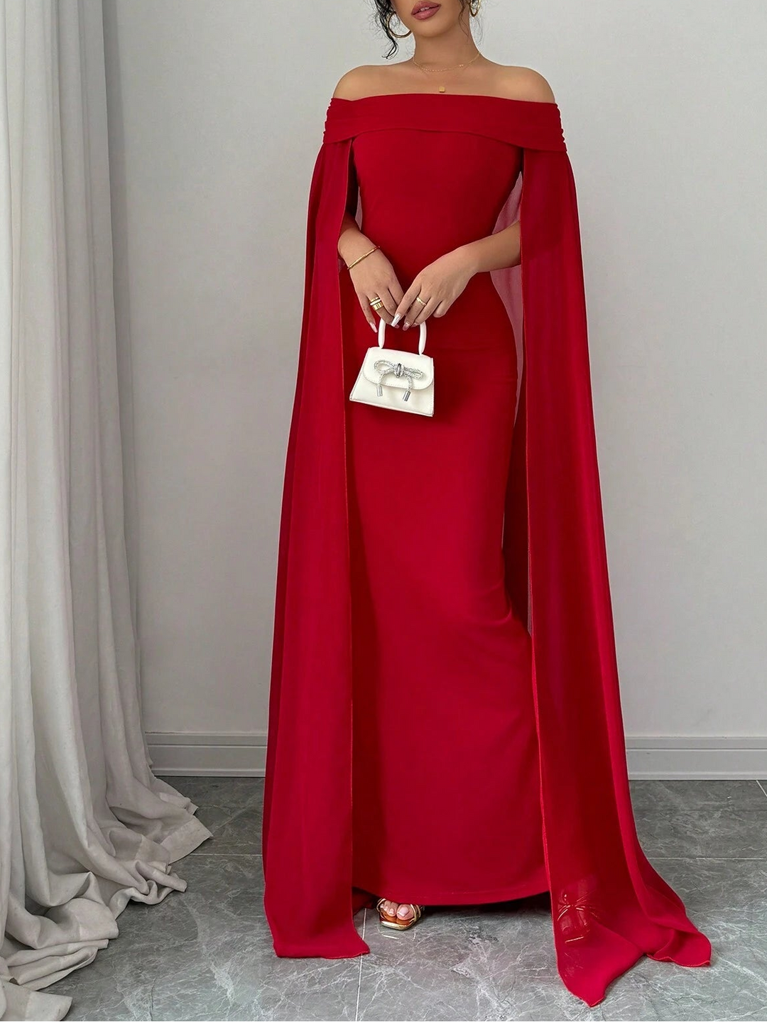 Rochie maxi SHEIN, roșu