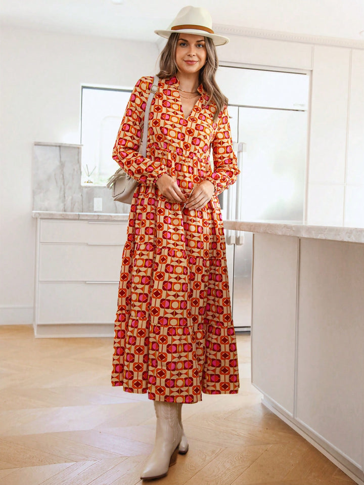 Rochie maxi SHEIN, mix culori
