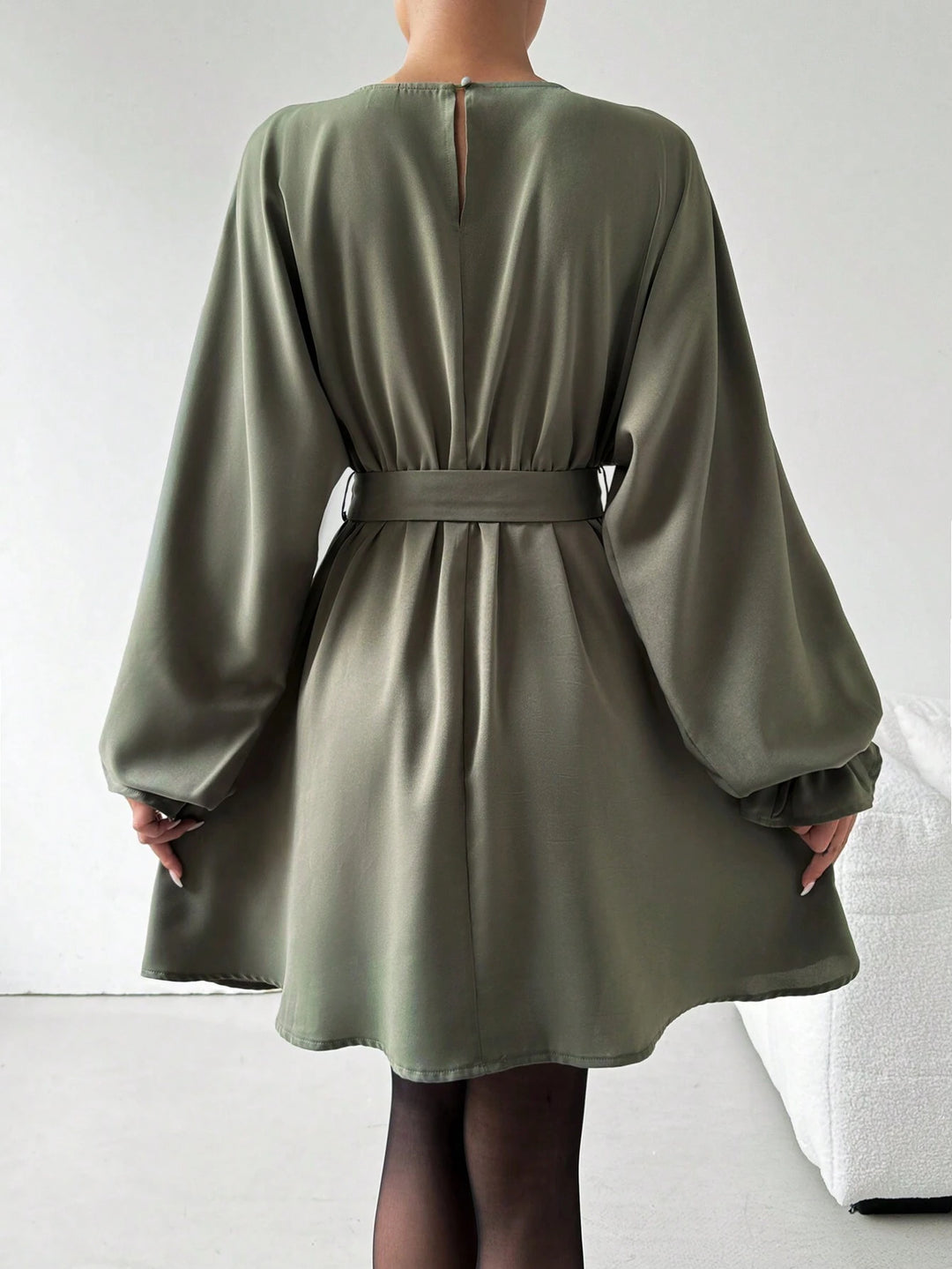 Rochie mini SHEIN, verde