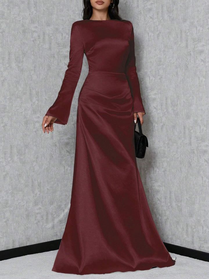Rochie maxi SHEIN, vișiniu