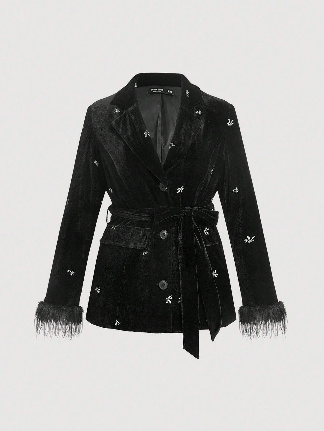 Sacou Shein Curve+, negru