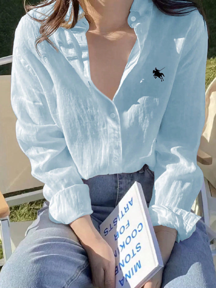 Cămașă casual SHEIN, albastru