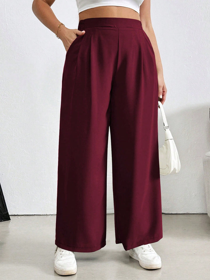 Pantaloni SHEIN, vișiniu