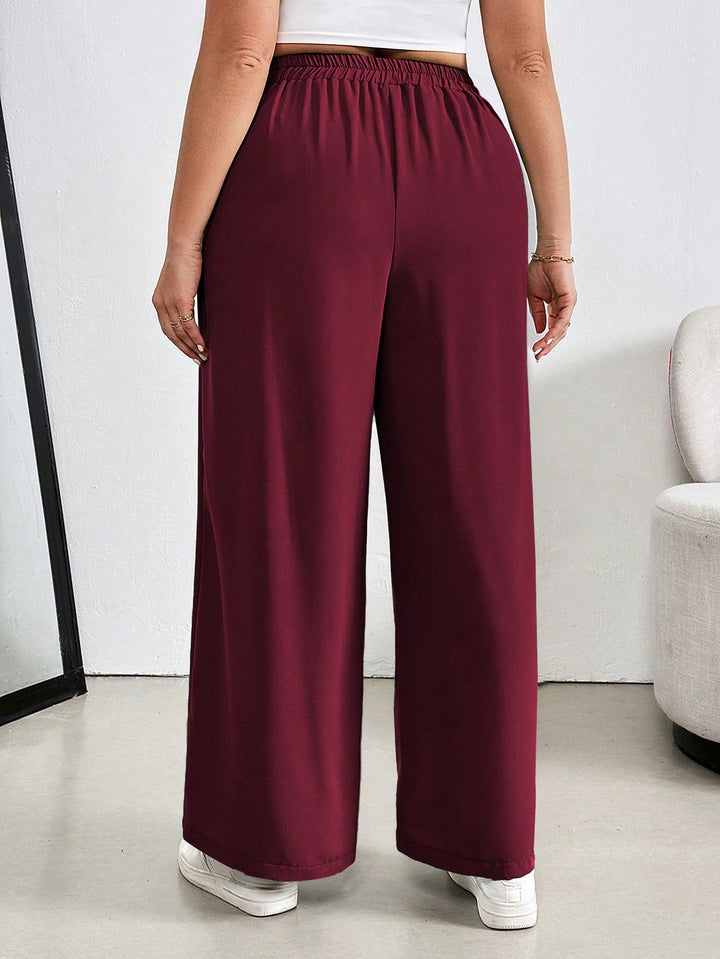 Pantaloni SHEIN, vișiniu