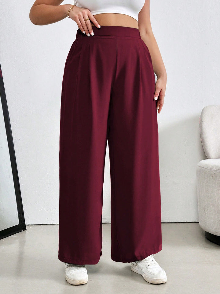 Pantaloni SHEIN, vișiniu