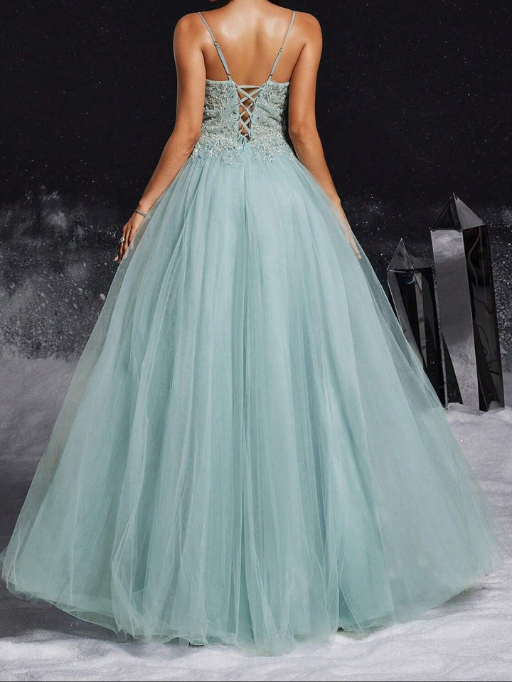 SHEIN maxi ruha, türkiz