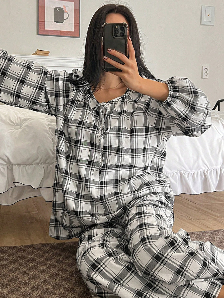Set pijamale SHEIN, negru