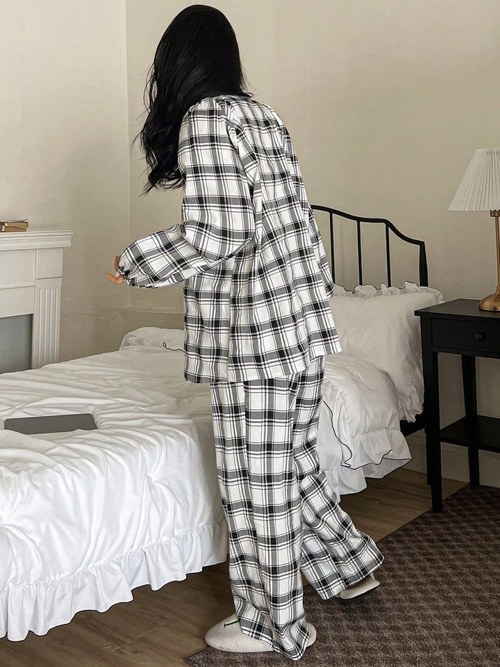 Set pijamale SHEIN, negru