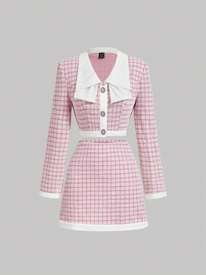 Costum SHEIN, roz