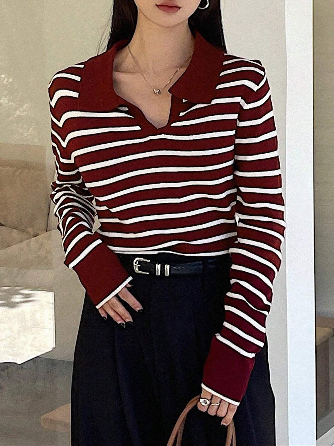 SHEIN blúz, piros