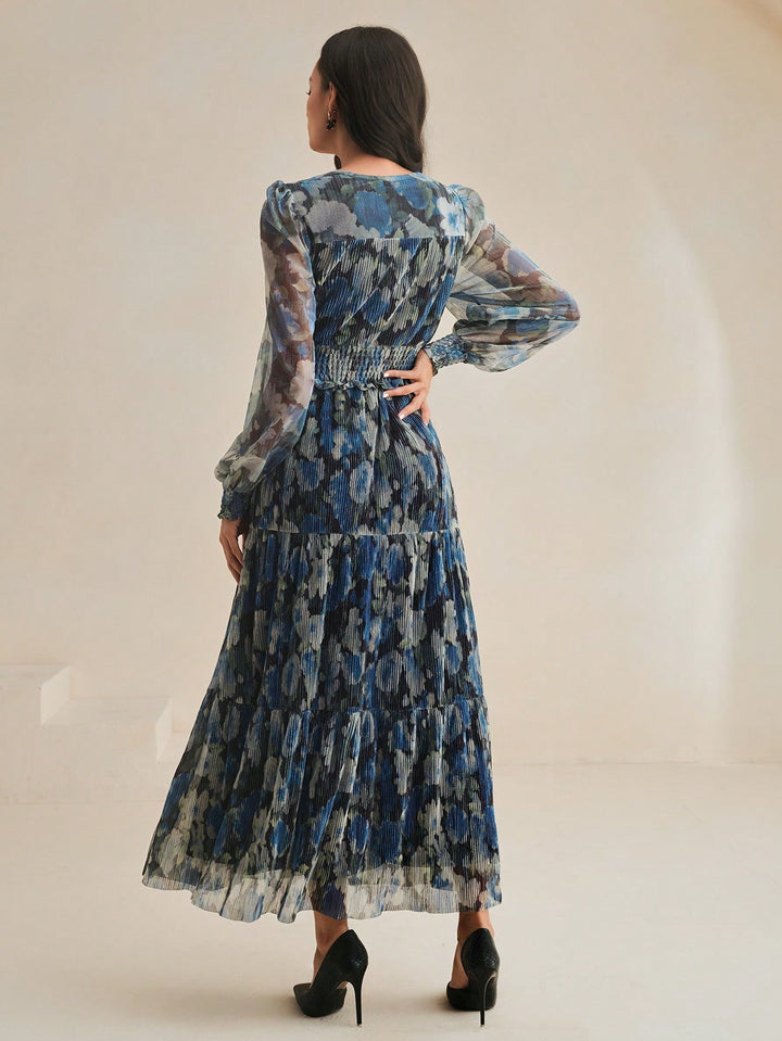Rochie maxi SHEIN, albastru