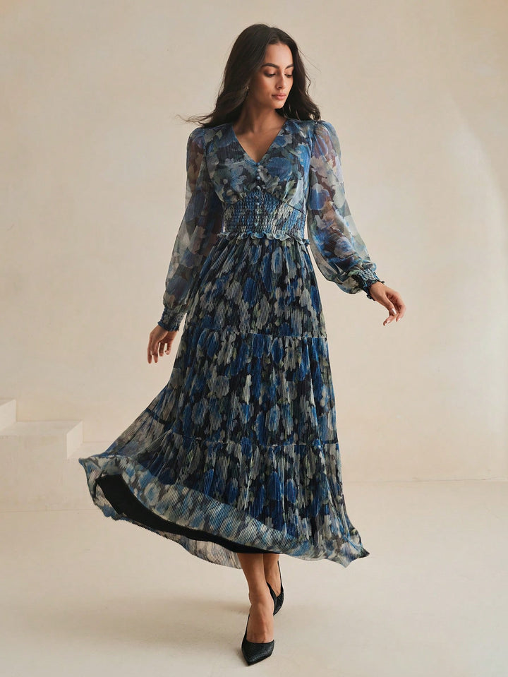 Rochie maxi SHEIN, albastru