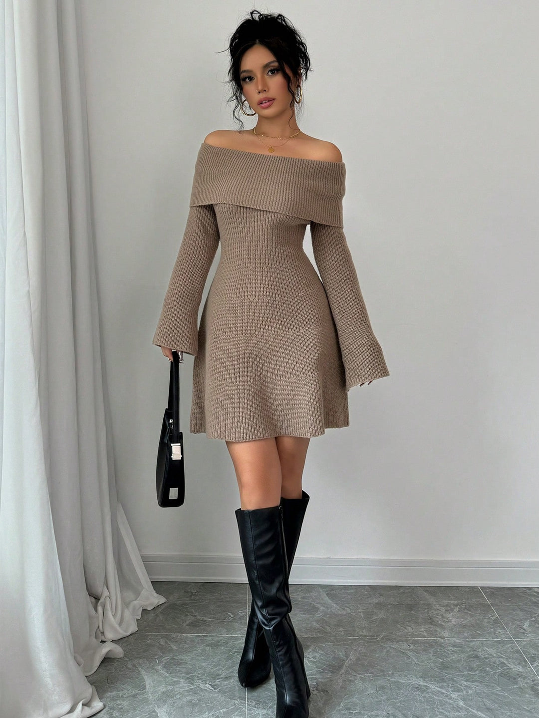 Rochie SHEIN, maro