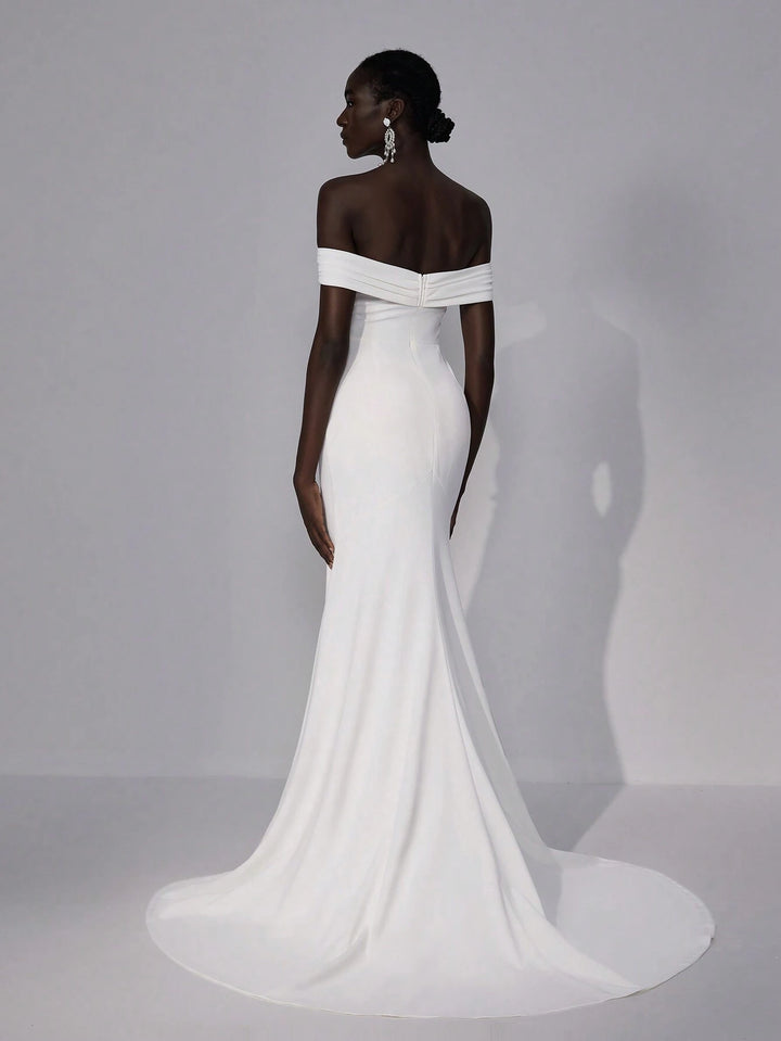 Rochie de ocazie și bridal SHEIN, alb
