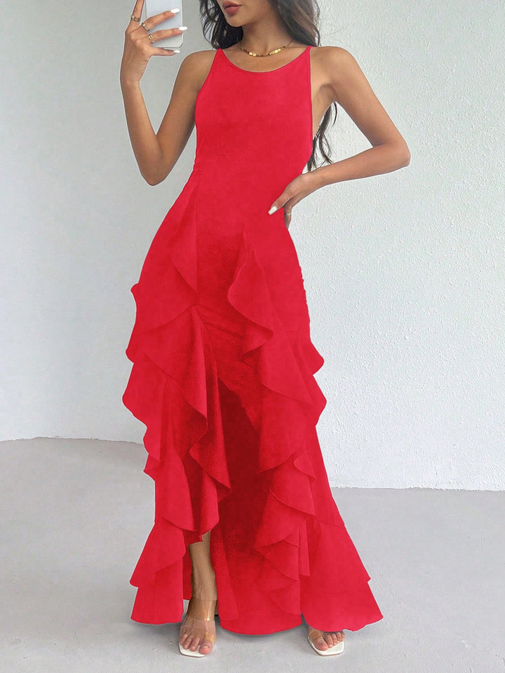 Rochie maxi SHEIN, roșu