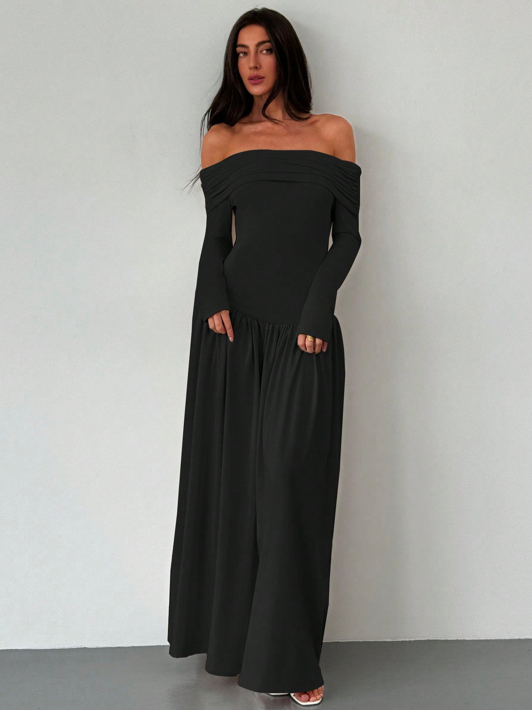 Rochie maxi SHEIN, negru