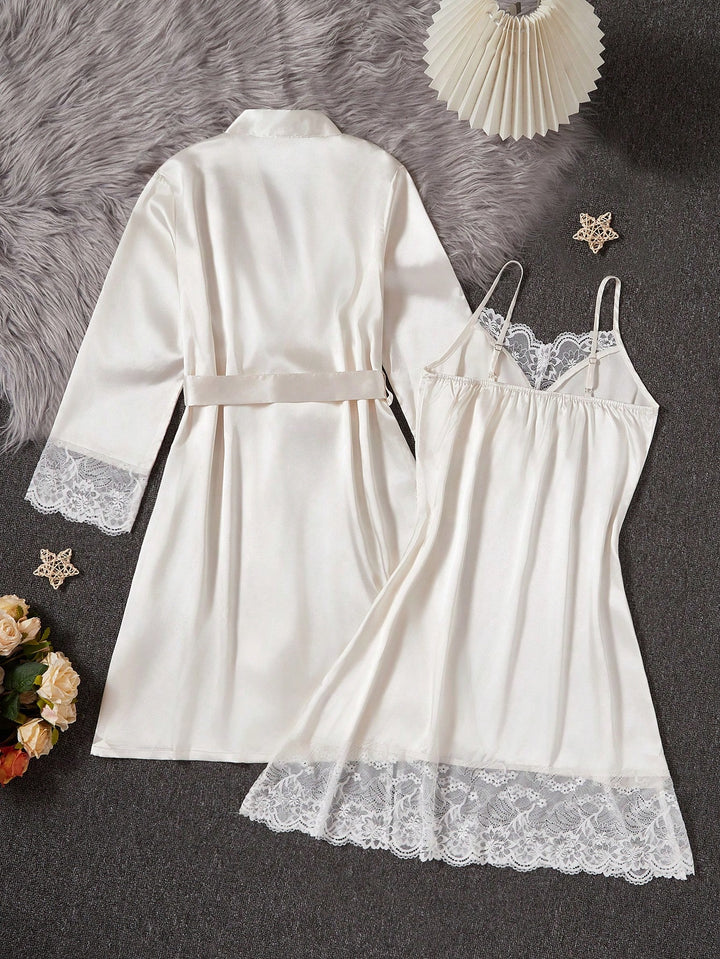 Set pijama SHEIN, crem