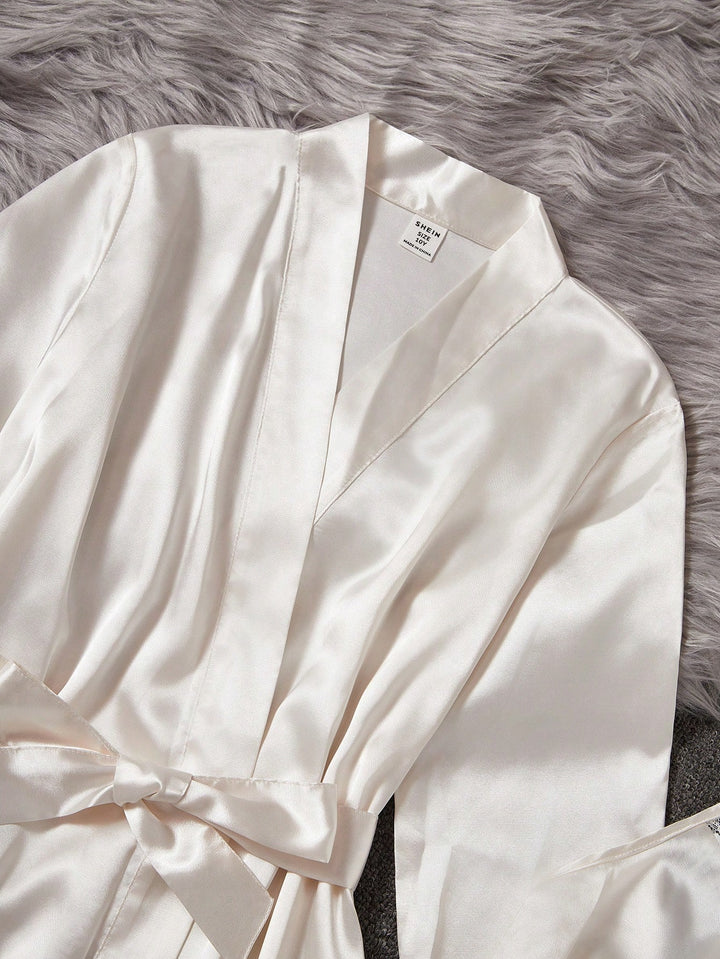 Set pijama SHEIN, crem