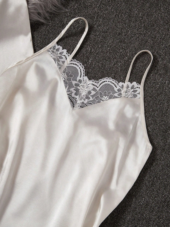 Set pijama SHEIN, crem