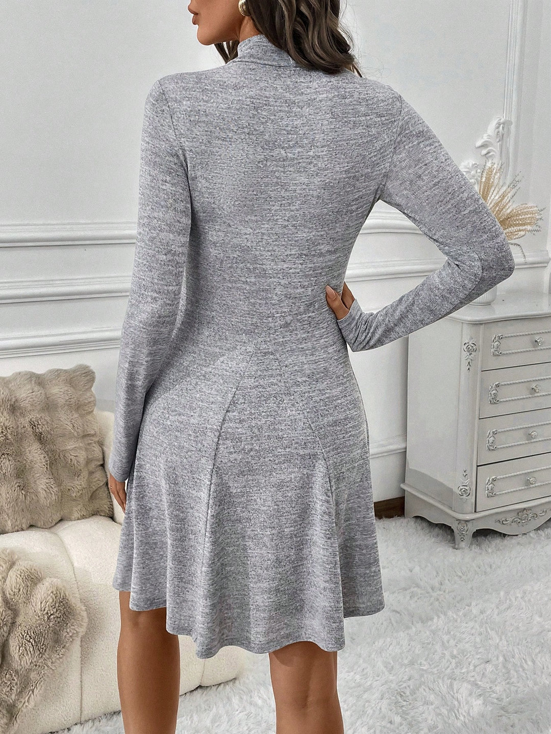 Rochie mini SHEIN, gri