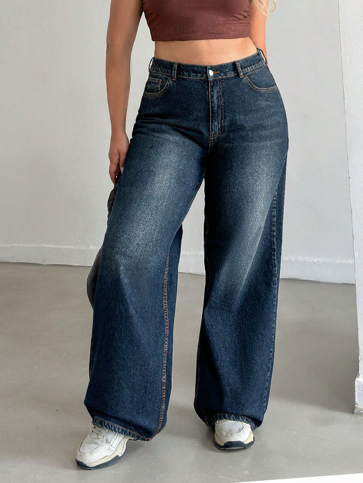 Jeans SHEIN, albastru