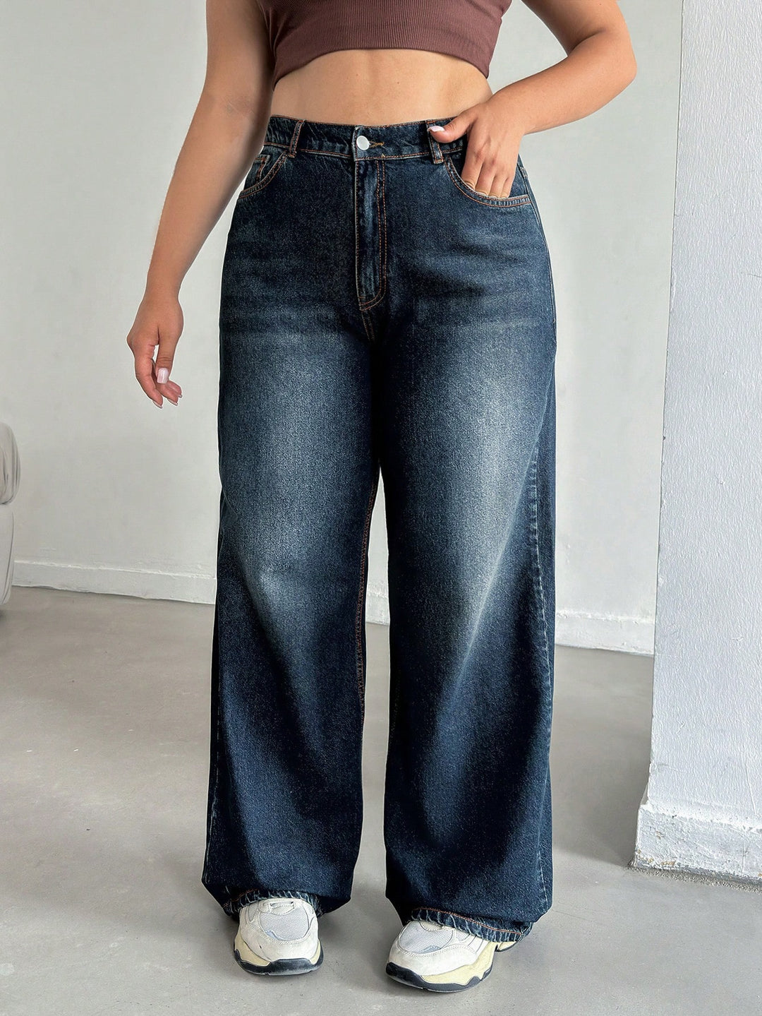 Jeans SHEIN, albastru