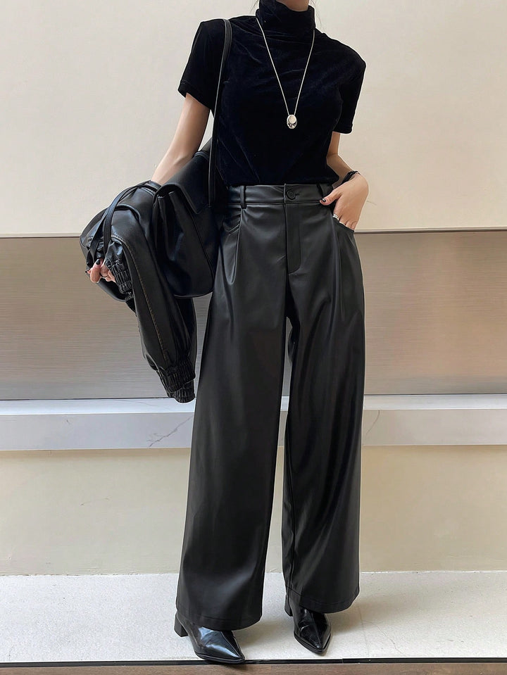 Pantaloni SHEIN, negru