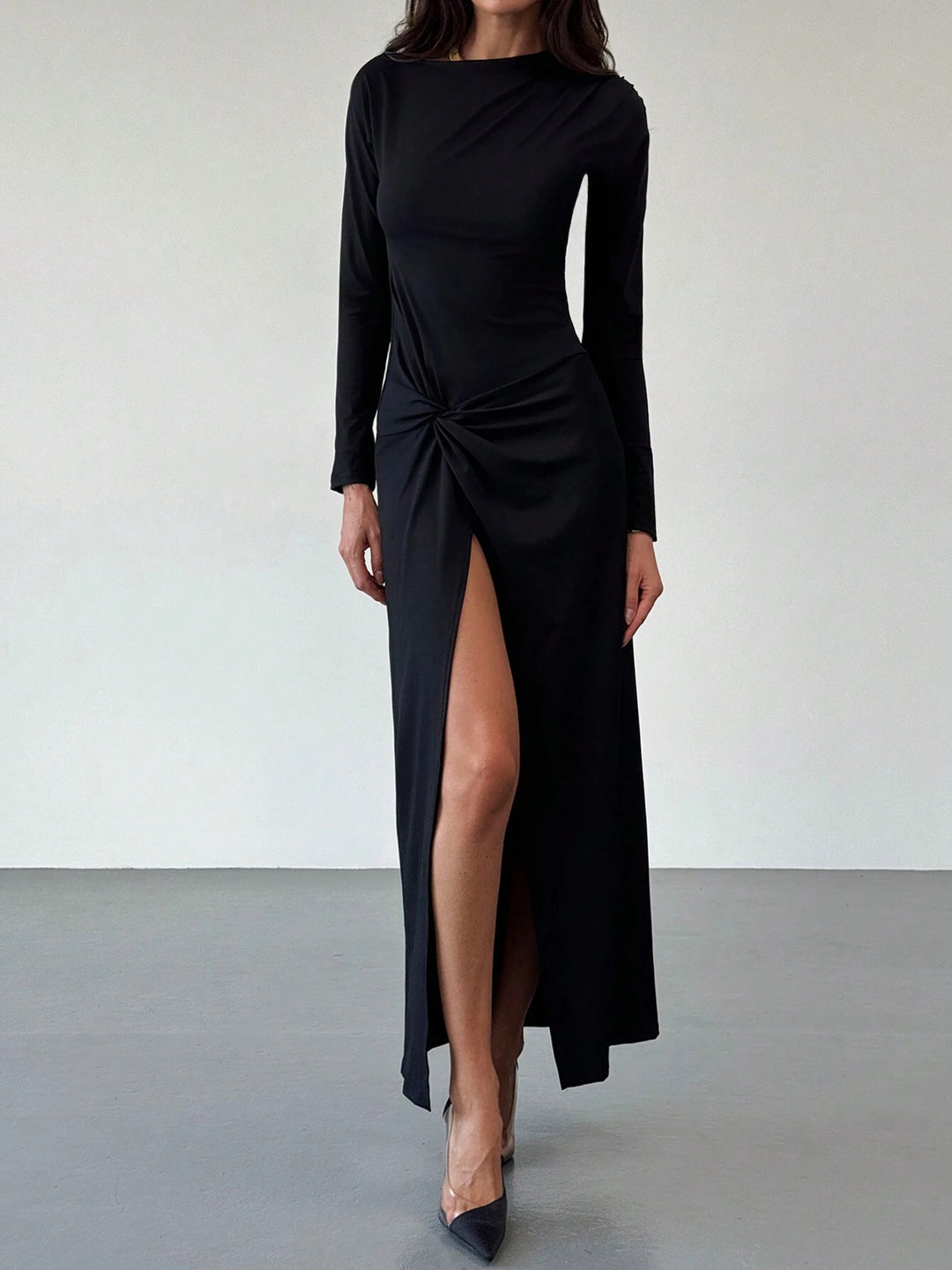 Rochie maxi SHEIN, negru