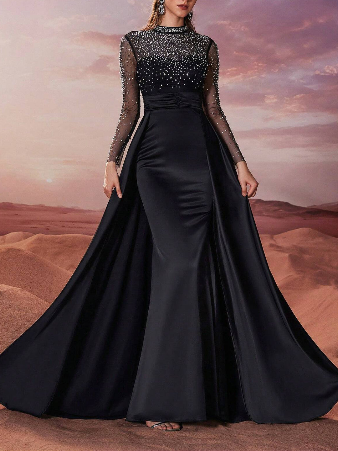 Rochie de ocazie SHEIN, negru