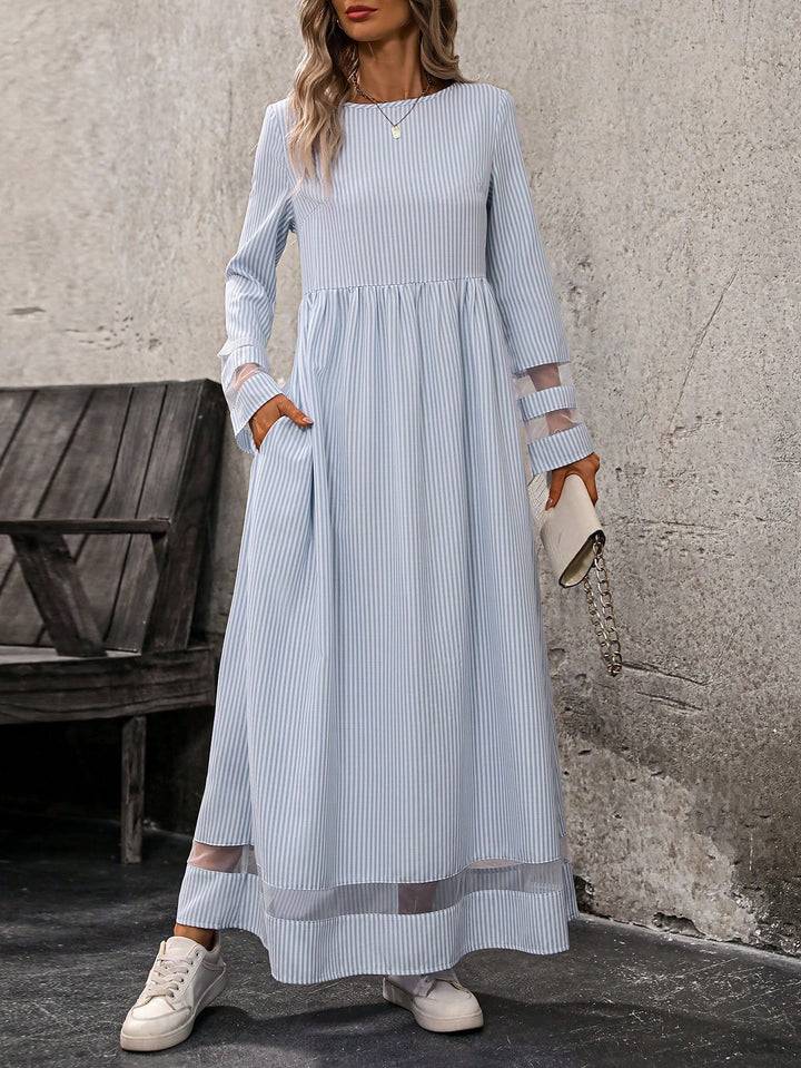 Rochie maxi SHEIN, albastru