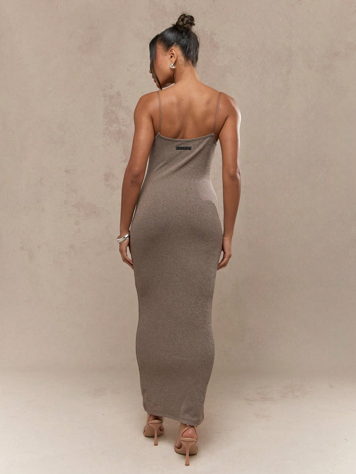 Rochie maxi SHEIN, maro