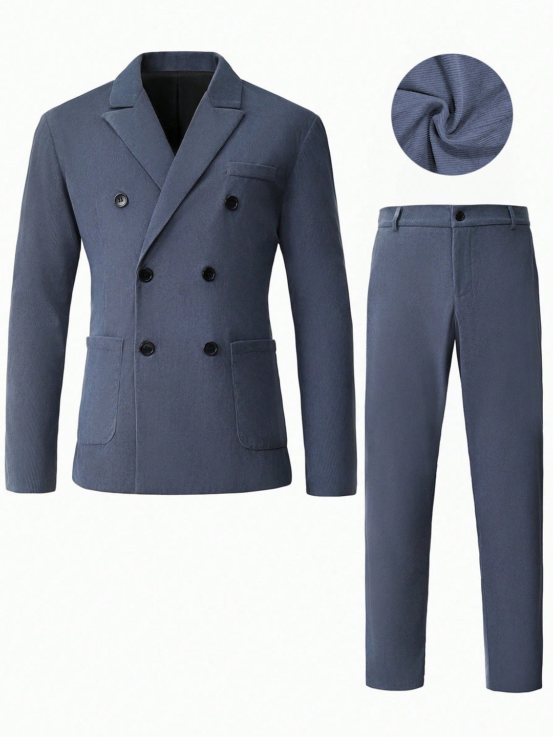 Costum SHEIN, albastru