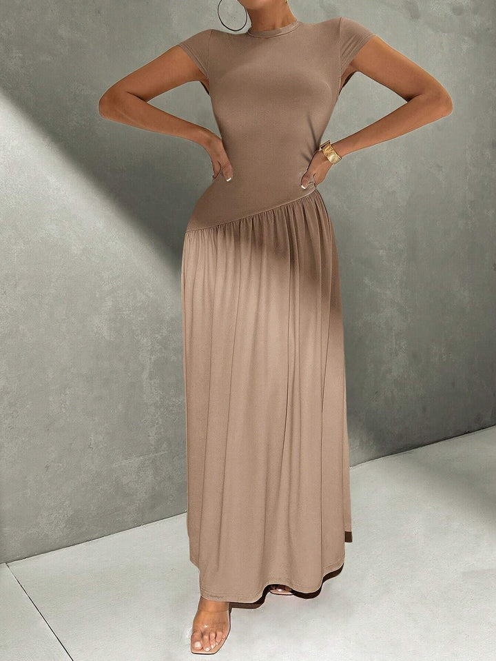 Rochie maxi SHEIN, bej