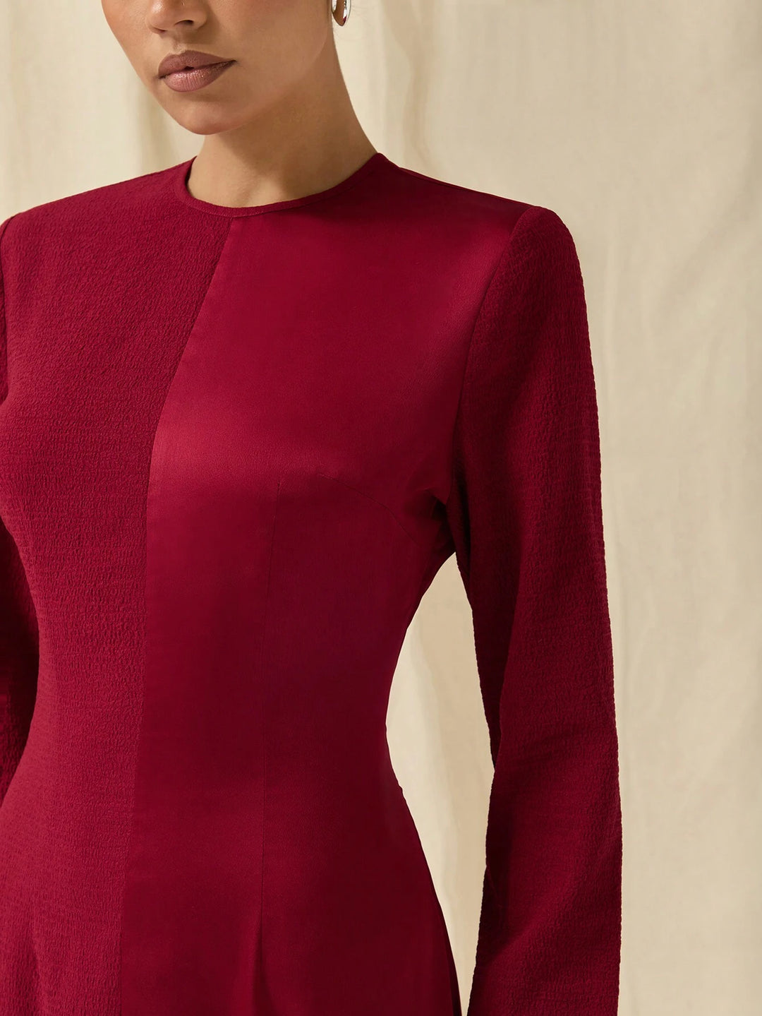 Rochie midi Shein, vișiniu