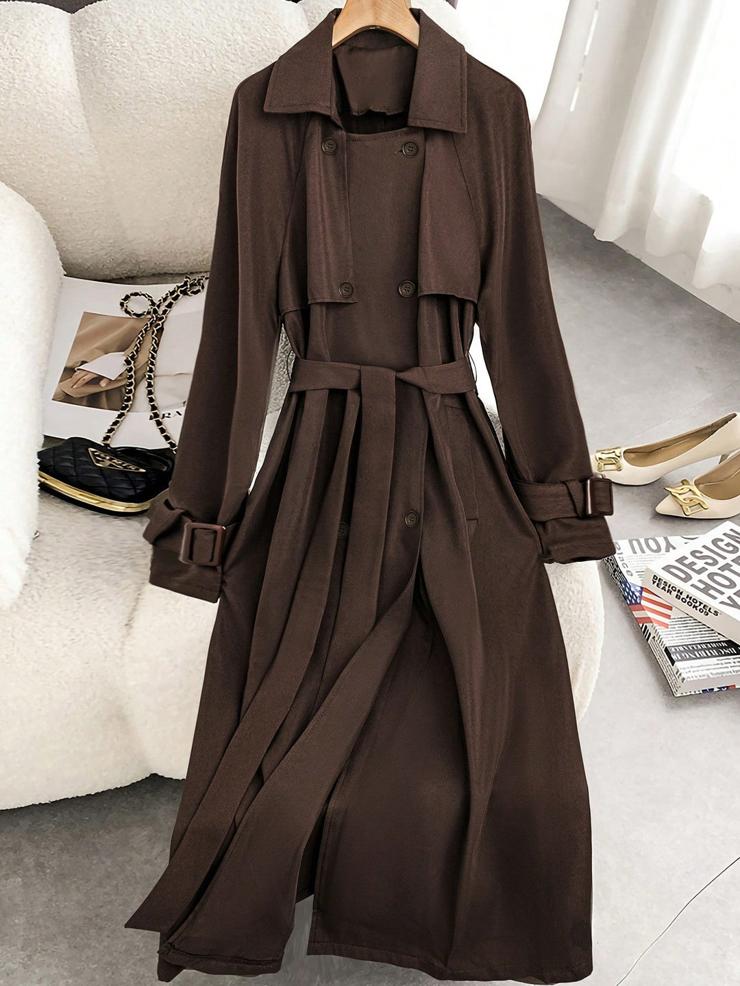 Trench SHEIN, maro