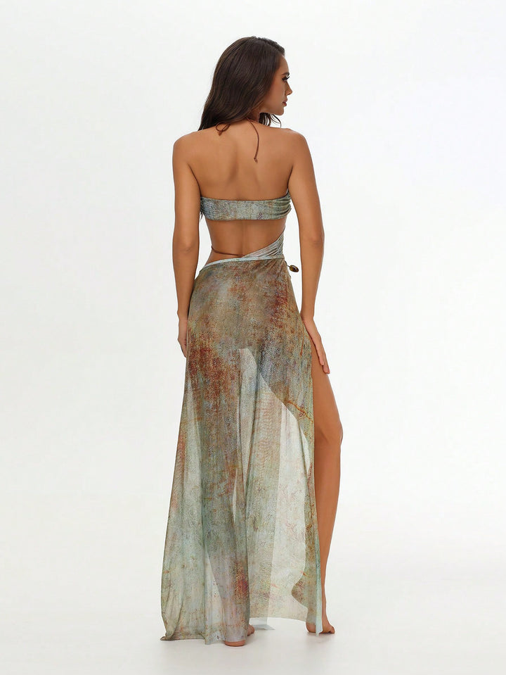 Fusta de plaja SHEIN, mix culori