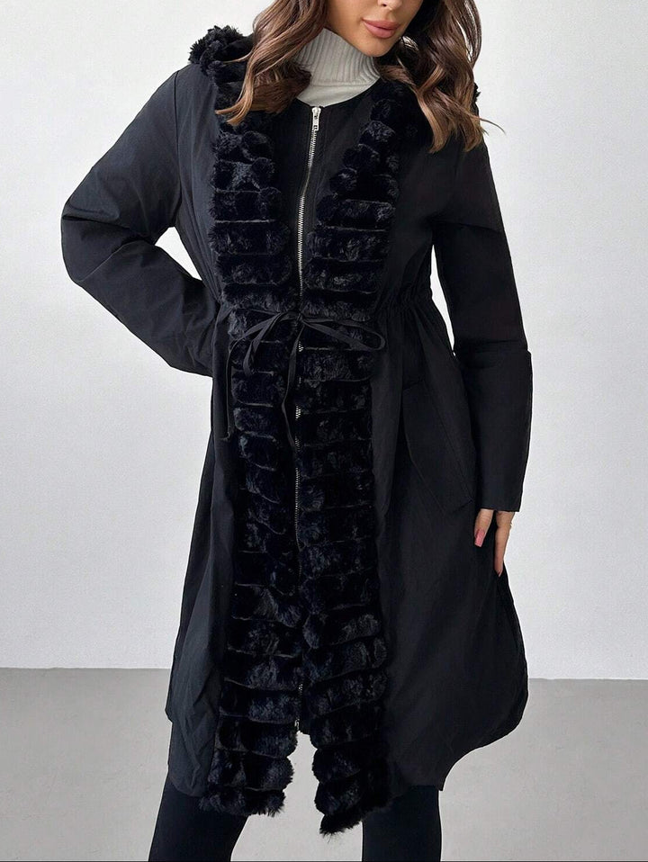 Trench Shein, negru