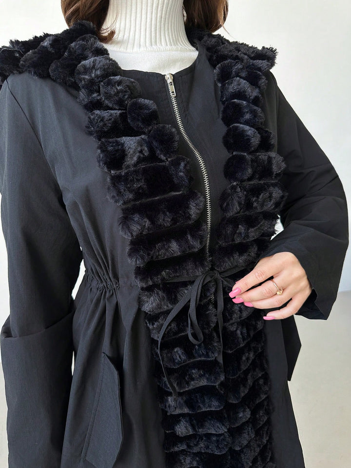 Trench Shein, negru