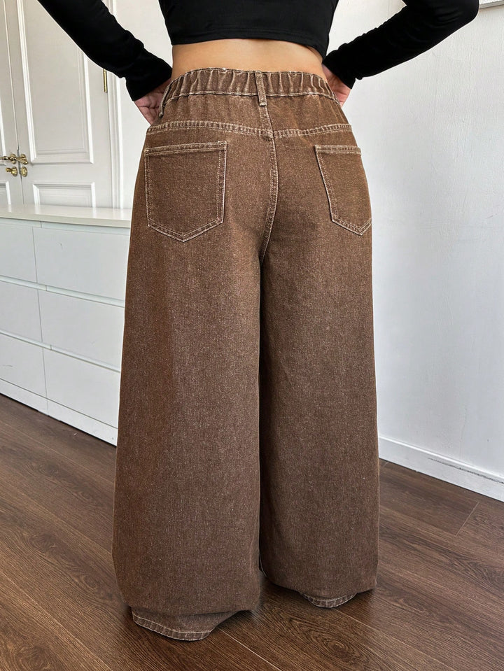 Jeans SHEIN, kaki