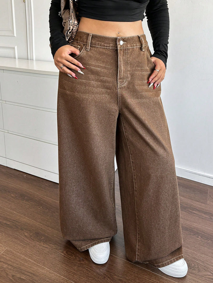 Jeans SHEIN, kaki