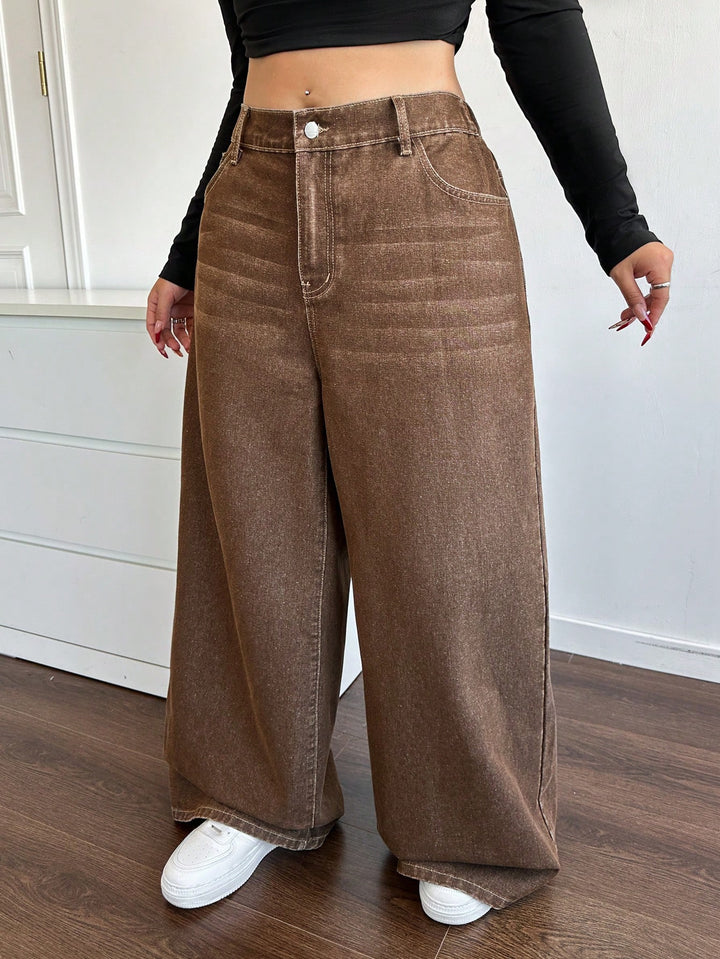 Jeans SHEIN, kaki